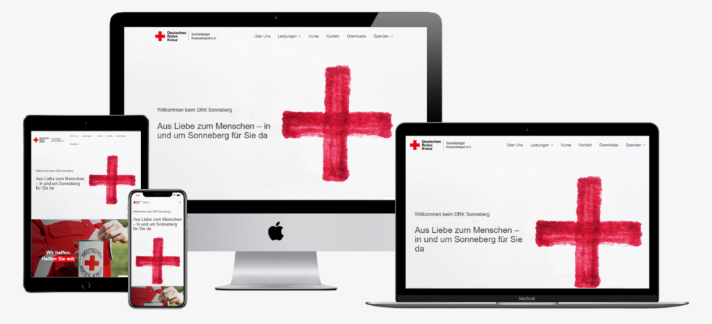 DRK Sonneberg Webseite
