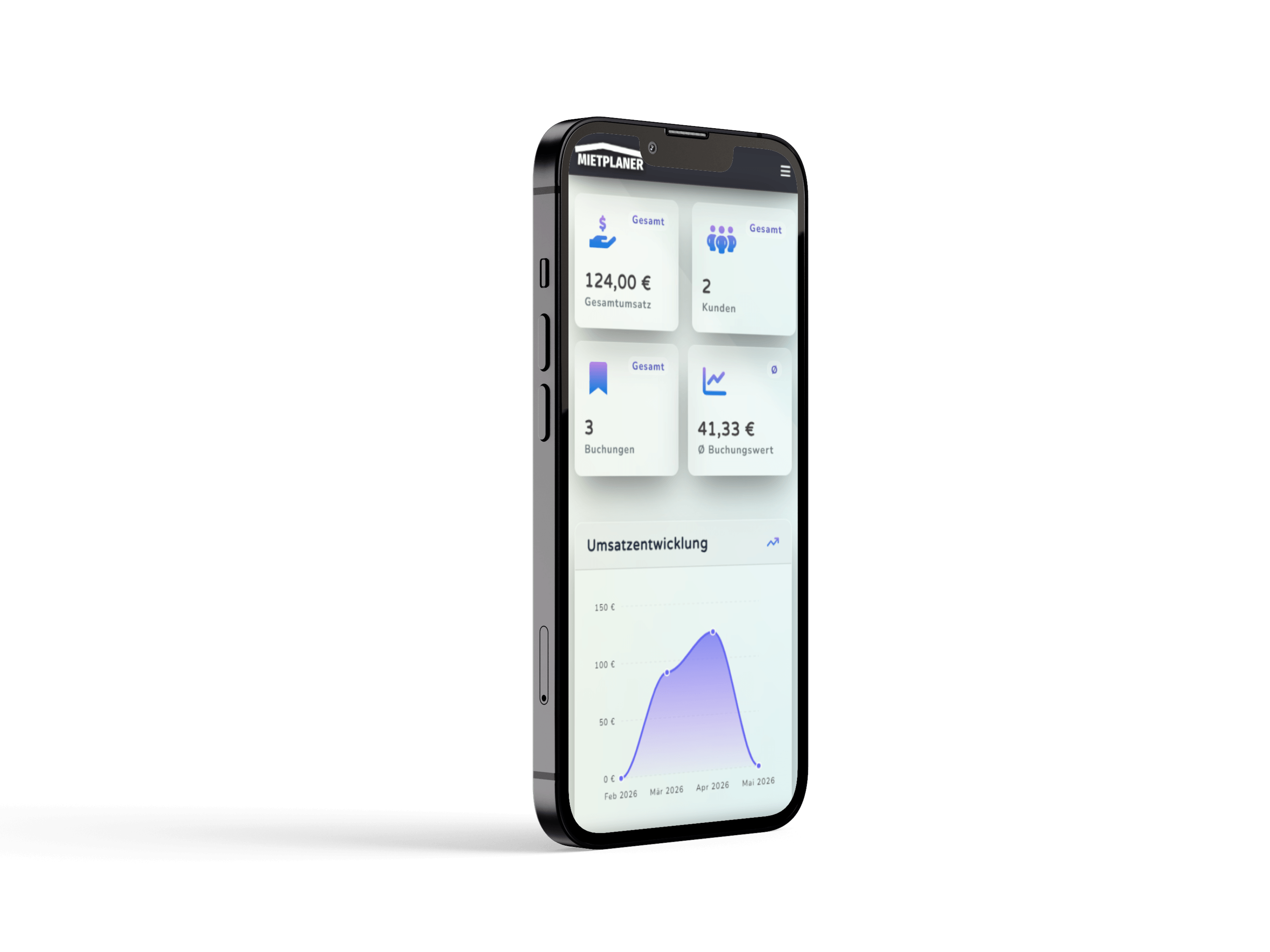 MietPlaner iPhone Mockup